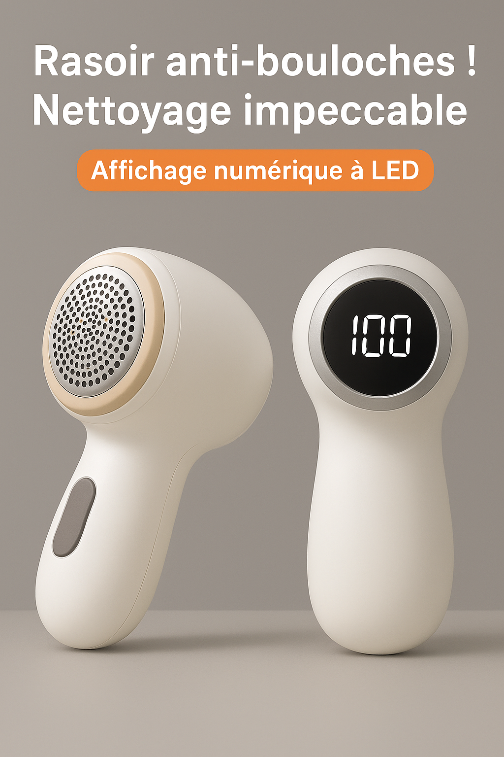 Rasoir Anti-Bouloches Électrique – Élimine les Peluches et Ravive Vos Vêtements