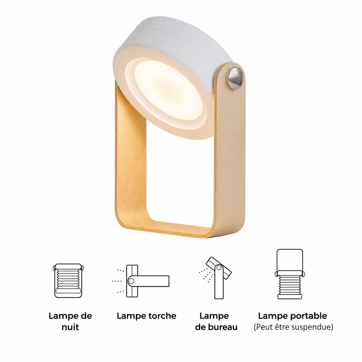 Lampe LED Multifonction Pliable