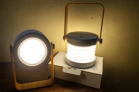 💡 Lampe LED pliante design nordique – Tactile, rechargeable et multifonction