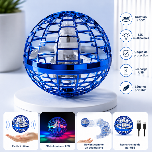 FlyNova Pro™ | Balle Volante Gyroscopique LED Rechargeable