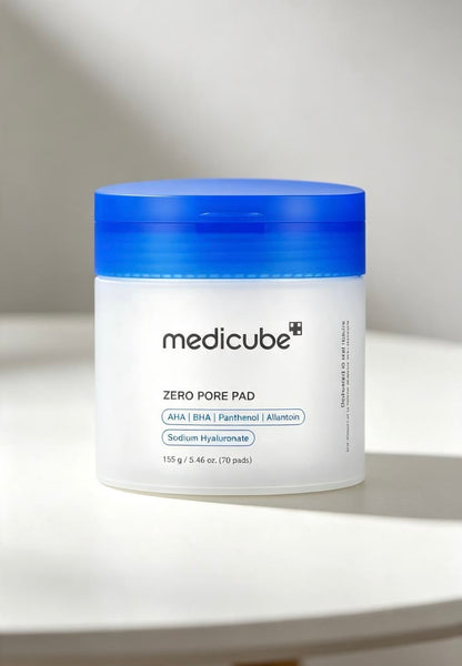 Medicube Zero Pore Pads – Pads Exfoliants AHA + BHA pour Pores & Peau Plus Lisse